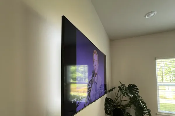 Tall great-room walls in North Creek two-story homes