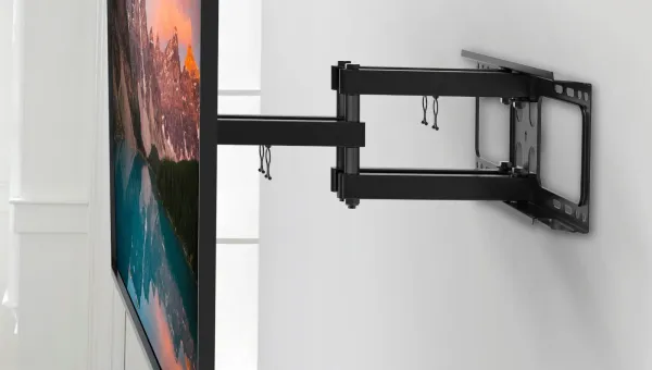 How do you mount a TV without drilling?