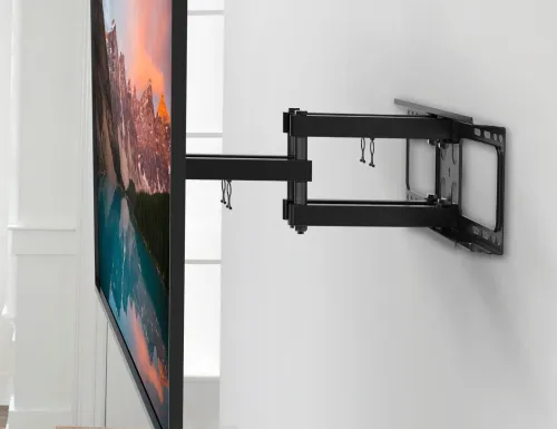 How do you mount a TV without drilling?