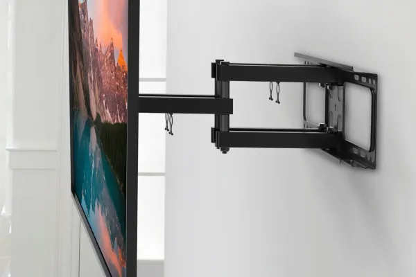 How do you mount a TV without drilling?