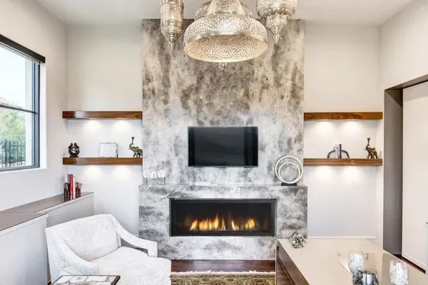 Fireplace TV Mounting in Milton