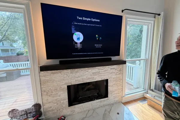 What a Boca Raton TV mounting job includes