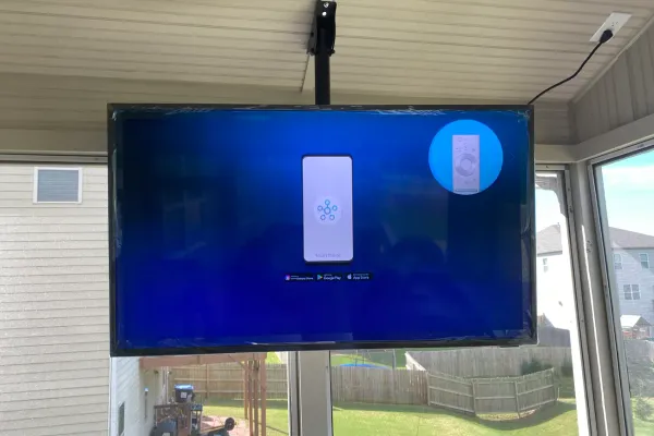 What a Pinecrest TV mounting job includes
